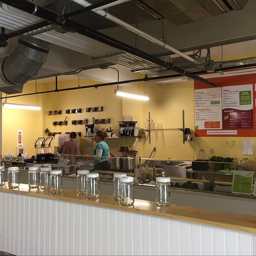 counter at Fork & Spoon in Bangor