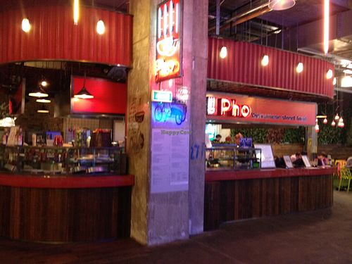 outside  at Pho in Leeds