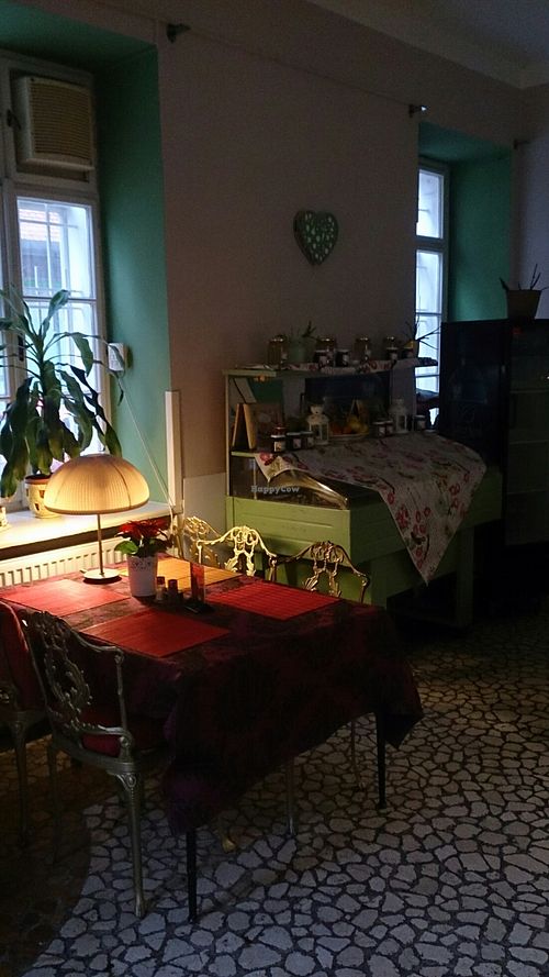 Interior  at Edeni Vegan in Budapest