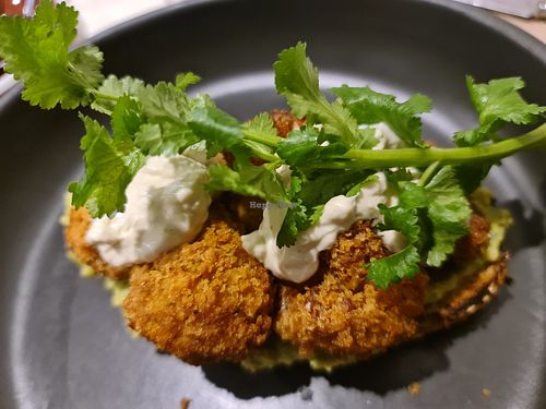 Crusted cauliflower at Fig Cafe in Castlemaine