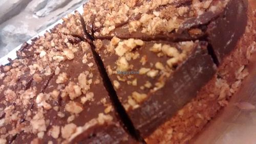 Chocolate Hazelnut torte (Raw & Vegan)  at Roots Cafe - Pop-up in Lampeter