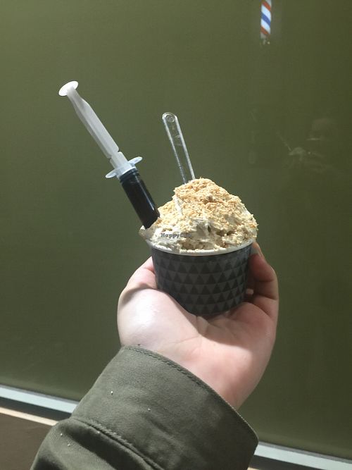 One of their amazing vegan options  at Dex2rose in Melbourne