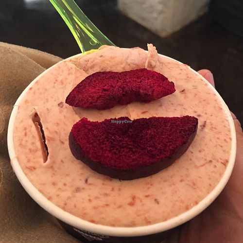 dark plum and brandy vegan sorbet at Dex2rose in Melbourne