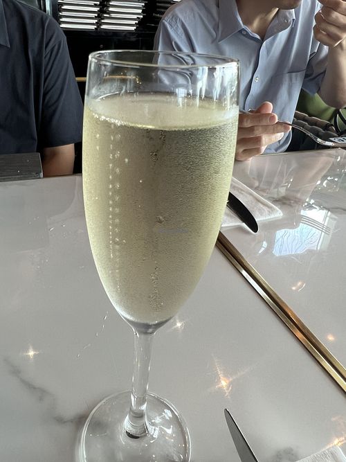 Prosecco- most value for money  at Joie Restaurant in Central Singapore