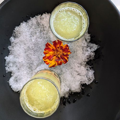 Palate cleanser at Joie Restaurant in Central Singapore