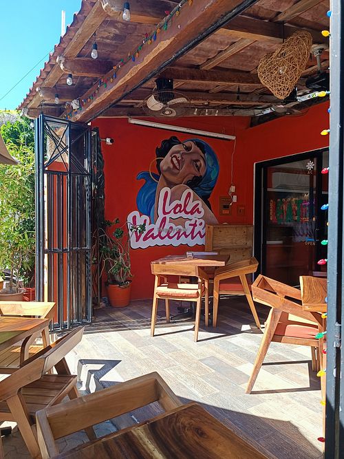 Front outside at Lola Valentina in Isla Mujeres