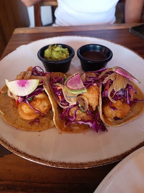 Coliflower tacos at Lola Valentina in Isla Mujeres