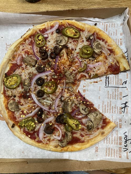   at Blaze Pizza in Laurel
