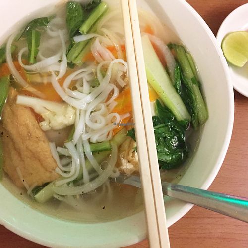 veggie pho at Phuong Ca Fe Vietnamese in Ho Chi Minh City