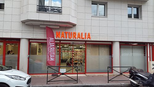 outside at Naturalia in Levallois-perret