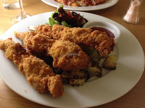 vegan chicken'n' chips baby  at Rizoma in Barcelona