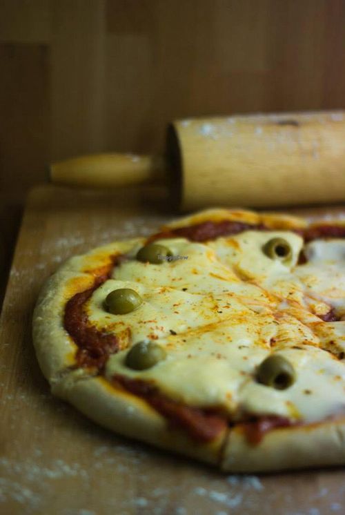 Pizza at Rizoma in Barcelona