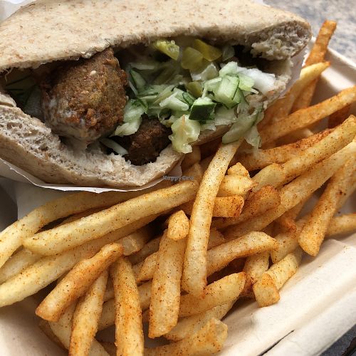 Super Combo #1 (Pocket) at The Flying Falafel in San Francisco