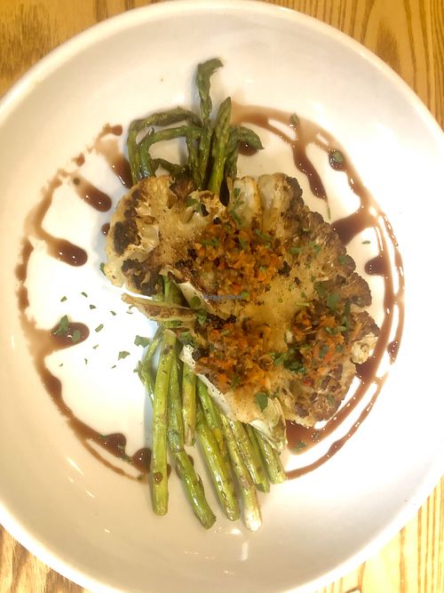 Cauliflower steak.  at The Fork and Flask at Nage in Rehoboth Beach