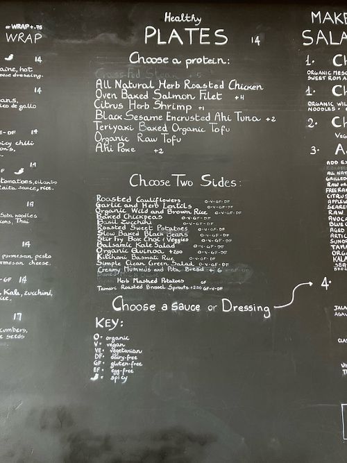 Plates  at Local Greens in Solana Beach