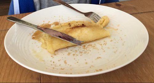 Mmm pancakes! at The Walnut Cafe in Milford Haven