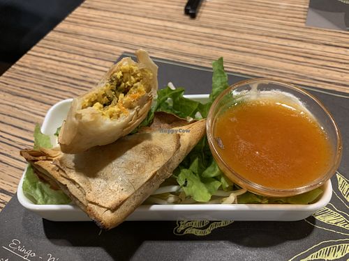 Veggie samosas at Batbat - Carmes in Toulouse
