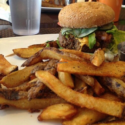 Amazing Burger at Violette's Vegan Organic Cafe and Juice Bar in Las Vegas