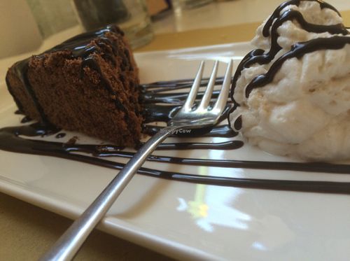 Chocolate orange cake at Bottega Bio in Pesaro