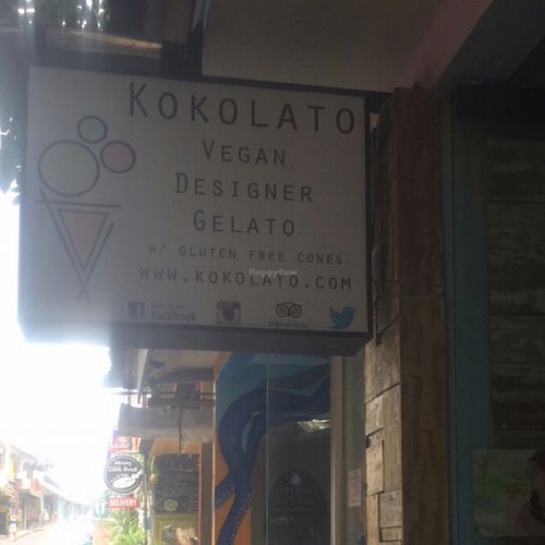 sign  at Kokolato in Ubud