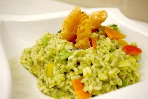 Risotto at Green Fresh Vegan Restaurant in New Territories