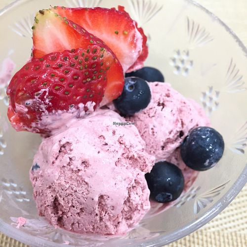 vegan ice-cream at Green Fresh Vegan Restaurant in New Territories