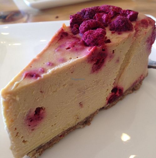 Raspberry Mango cheesecake  at Maka by Mana in Paia