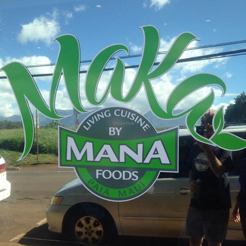 Sign  at Maka by Mana in Paia