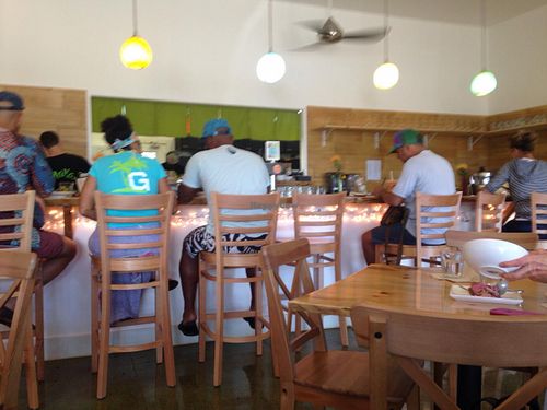 Counter at Maka by Mana in Paia