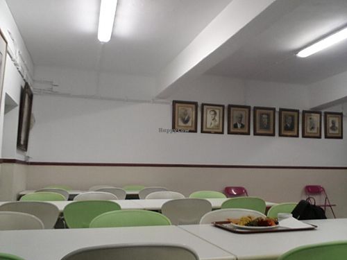 The cantine's main room at Refeitório da Sociedade Portuguesa de Naturalogia in Lisbon