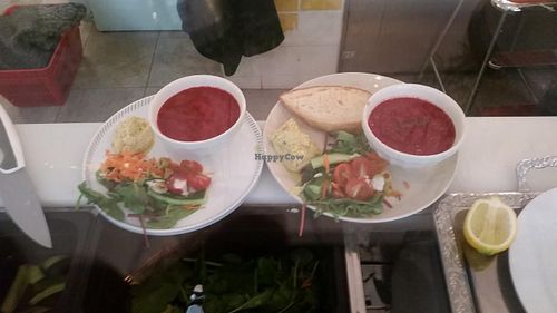 beat soup and salad at Femtopia in Stockholm