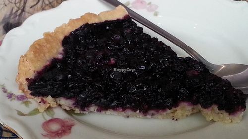 blueberry pie at Femtopia in Stockholm