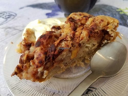 apple cake at Femtopia in Stockholm