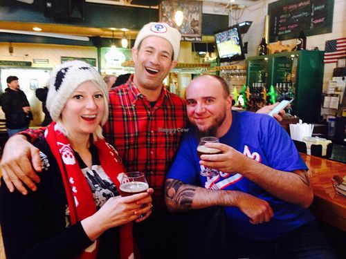 My recently engaged friends had a beer bought for them by Sam Caglione who is the owner/founder of Dogfish Head at Dogfish Head Brewing in Rehoboth Beach