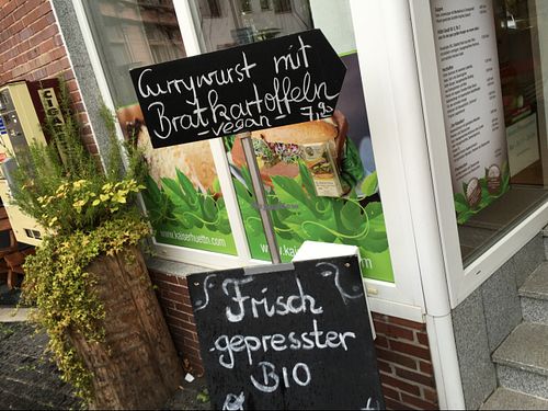 outside at Kaiserhuettn in Bonn