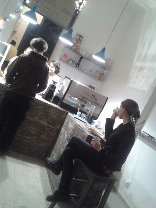 Interior at Veg Teg in Prague