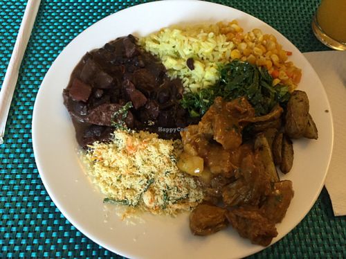 Feijoada and more. at O Vegetariano Gourmet in Sao Paulo