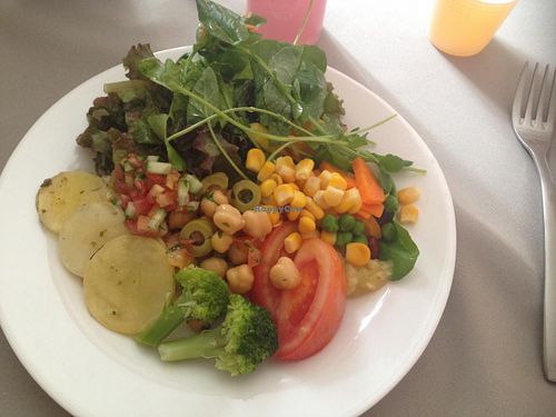 Some of the options of the salad buffet. at O Vegetariano Gourmet in Sao Paulo