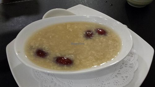 4th course option in 4 course set menu - Gingko barley dessert at Joy Veg Fruit Dining in Sydney