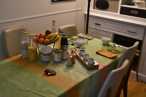 Vegan breakfeast for two. at Chambres de la Grande Porte in Paris