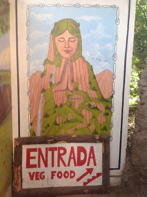 Doorway to Heaven at Govinda's Veg Food in Vicuna