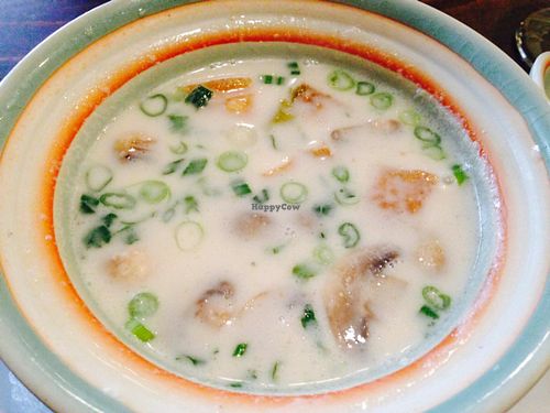 coconut soup  at Basil in Charleston