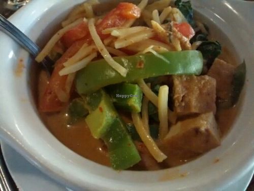 red curry at Basil in Charleston