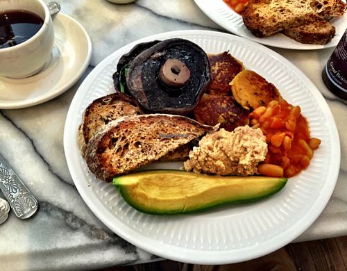 mmmm, full vegan at Kitch in Canterbury