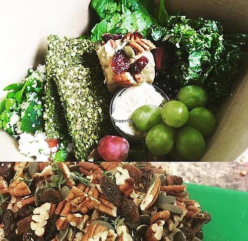 Raw vegan cheese board at Sweet Greens in Bournemouth