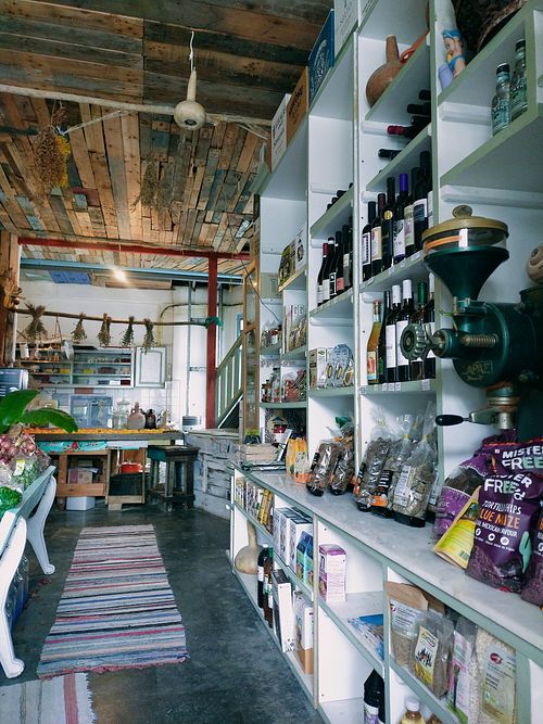 The shop at Andriakon in Andros