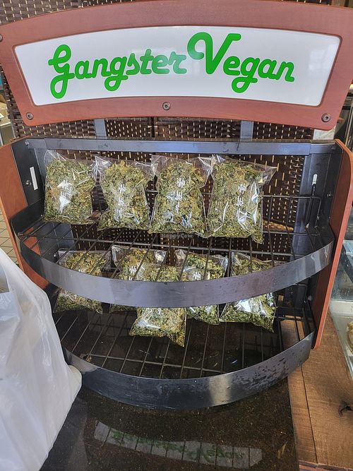 Kale chips at Gangster Vegan in Norristown