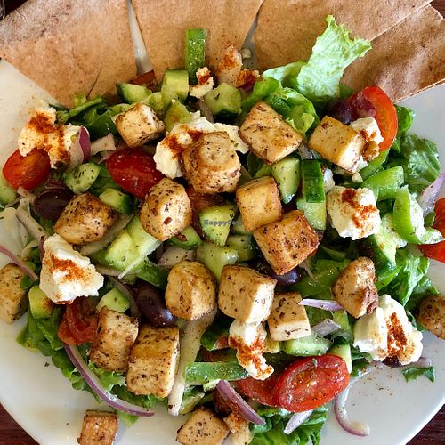 Greek Salad at Un Solo Sol in Los Angeles