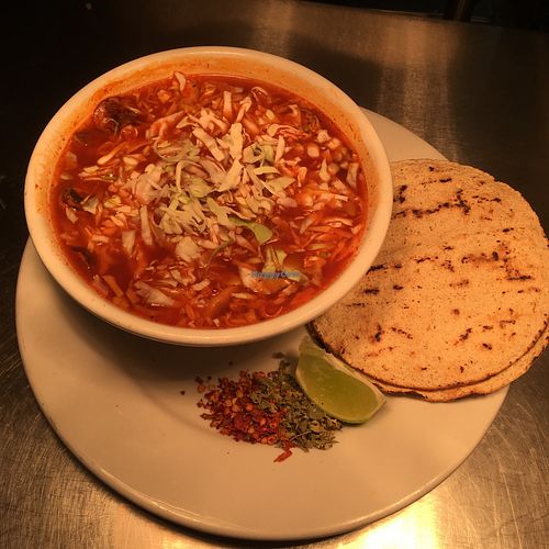 Red Pozole  at Un Solo Sol in Los Angeles