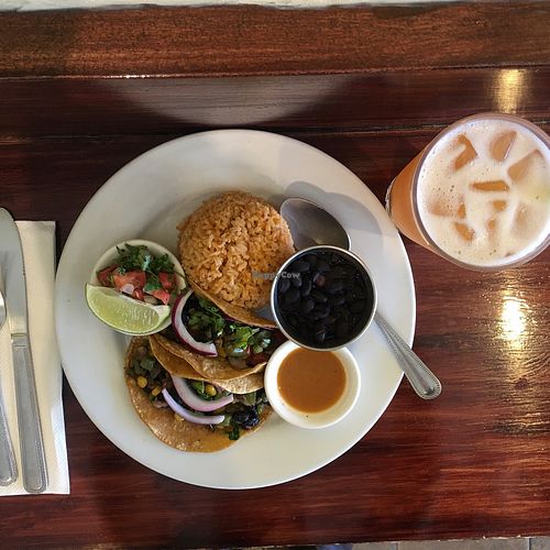Veggie Mix Taco Platter   at Un Solo Sol in Los Angeles